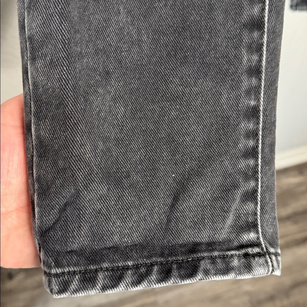 NEW Amish Lizzie Black Wash Straight Leg Luxury Denim Jeans Size 25 100% cotton - Picture 5 of 9